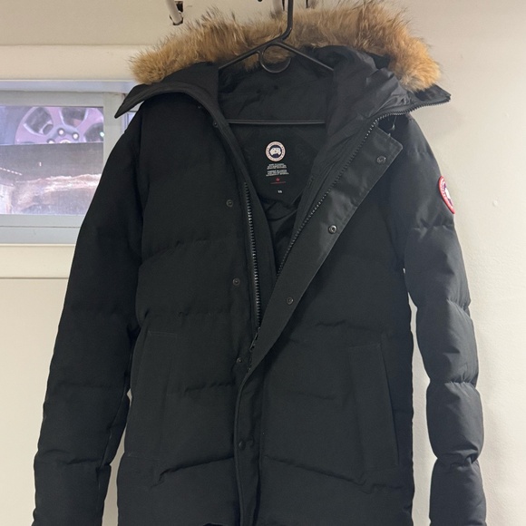 Canada Goose Mens Carson Parka HERITAGE Coat, Black, Size Medium - Picture 3 of 16